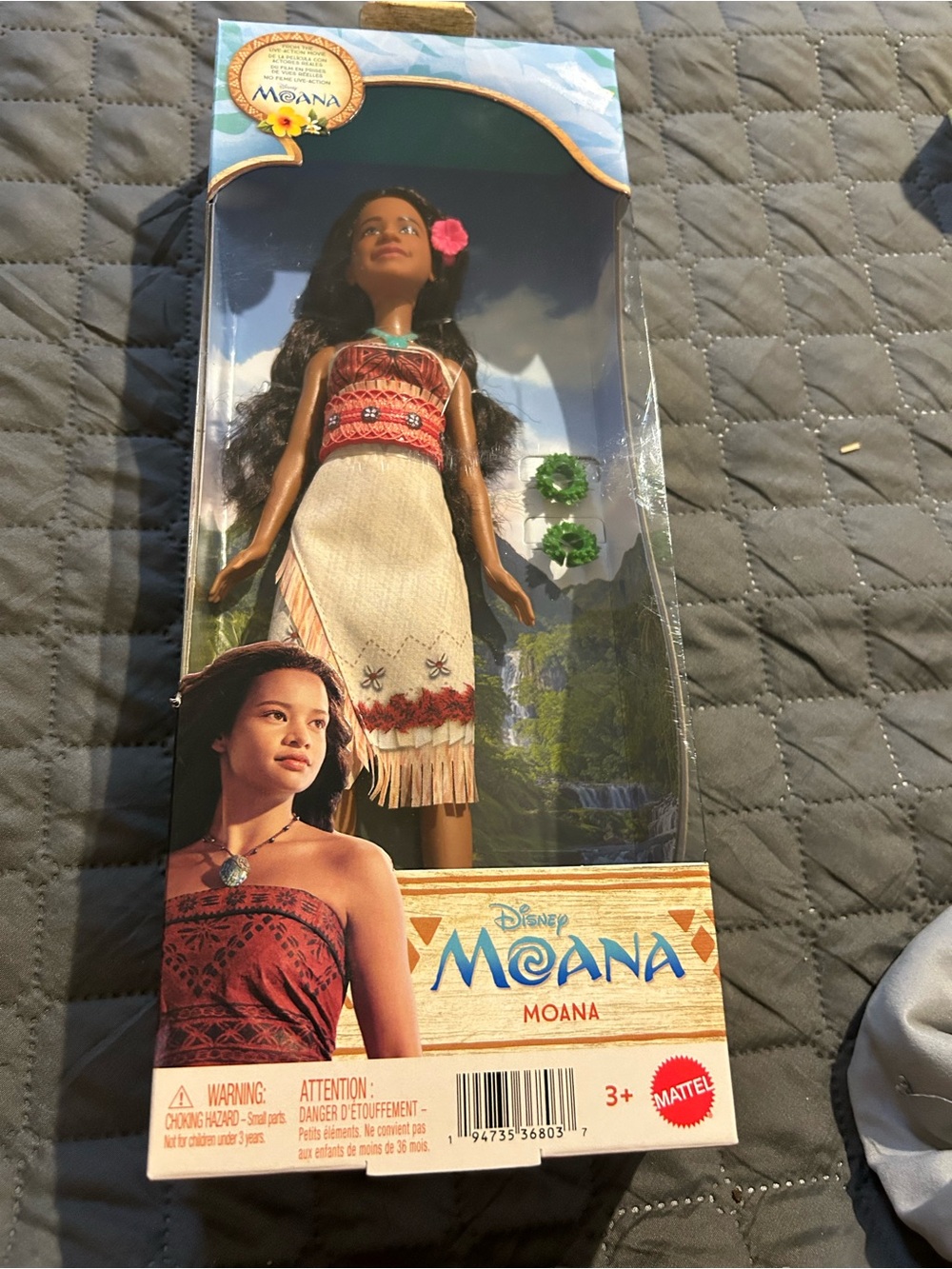 Disney Moana Doll with Cream Skirt and Red Bodice